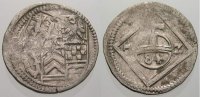 Stolberg-Stolberg 1/84 Taler (Dreier) Ludwig, Heinrich, Albr. Georg, Christof und Wolf Ernst 1572-1573. -