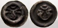 Mecklenburg, Fürstentum, seit 1348 Herzogtum Stierkopfbrakteat Um Anonym 13./14. Jahrhundert. -