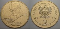 Polen-Republik 1990 bis Heute 2 Zlote (Milosz) Republik Polen seit 1990. -