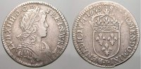 Frankreich 1/12 Ecu a la meche longue Ludwig XIV. 1643-1715. -