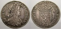 Frankreich 1/12 Ecu a la meche longue Ludwig XIV. 1643-1715. -
