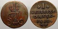 Dänemark Skilling Frederik VI. 1808-1839. -