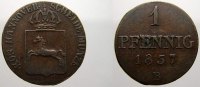 Braunschweig-Calenberg-Hannover Cu Pfennig Wilhelm IV. 1830-1837. -