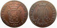 Spanien 3 Cuartos Isabella II. 1833-1863. -