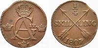 Schweden Cu 1/4 Skilling Gustav IV. Adolf 1792-1809. -