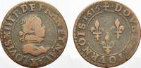 Frankreich Cu-2 Tournois Ludwig XIII. 1610-1643. -