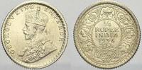 Indien-British Indien 1/4 Rupee Georg V, 1910-1936. -