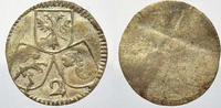 Schweiz-Chur, Bistum Einseitiger 2 Pfennig Ulrich VII. von Federspiel 1692-1728. -