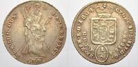 Braunschweig-Calenberg-Hannover Ausbeute 1/6 Taler Georg III. 1760-1820. -