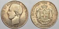 Griechenland 2 Drachmen George I. 1863-1913. -