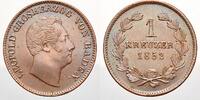 Baden-Durlach Cu Kreuzer Leopold 1830-1852. -