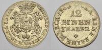 Sachsen-Albertinische Linie 1/12 Taler Friedrich Christian 1763. -