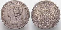 Frankreich 1/5 Ecu au bandeau Ludwig XV. 1715-1774. -