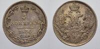 Russland 5 Kopeken Zar Nikolaus I. 1825-1855. -