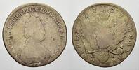 Russland 1/4 Rubel (Polupoltinnik) Zarin Katharina II. 1762-1796. -