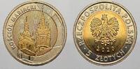 Polen-Republik 1990 bis Heute 5 Zloty (Marienkirche) Republik Polen seit 1990. -