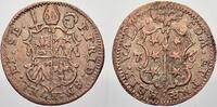 Schweiz-Wallis-Bistum Sitten, Halbbatzen Adrian V. von Riedmatten 1672-1701. -