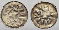 Halle-Giebichenstein Denar Otto III. 983-1002. -