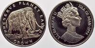 Isle of Man 1 Crown Elisabeth II seit 1952. -