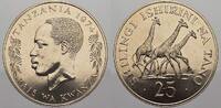 Tansania 25 Shilingi Vereinigte Republik Tansania 1964 bis Heute. -