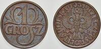 Polen-Republik 1918-1939 1 Grosz Republik Polen 1918-1939. -