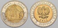 Polen-Republik 1990 bis Heute 5 Zloty (Tor) Republik Polen seit 1990. -