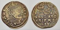 Polen-Litauen 3 Gröscher 1 Stefan Bathory 1576-1586. -