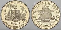 Anguilla 4 Dollars Republik Anguilla 1967-1969. -