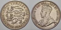 Zypern 45 Piastres George V. 1910-1936. -