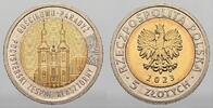 Polen-Republik 1990 bis Heute 5 Zloty (Kloster Goscikowo Parydz) Republik Polen seit 1990. -