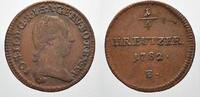 Haus Habsburg Cu 1/4 Kreuzer Josef II. 1780-1790. -