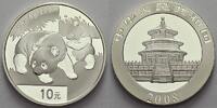 China 10 Yuan (Panda) 2008 Volksrepublik seit 1955. FDC