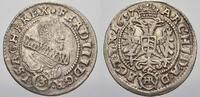 3 Kreuzer 1637  HR Schlesien-Der oberste Lehnsherr Ferdinand.III 1637-1657. Selten. Sehr schön-vorzüglich