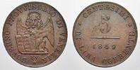 Haus Habsburg Cu 5 Centesimi 1849 ZV Italienische Revolution 1848. Winz.... 39,00 EUR  + 15,00 EUR frais d'envoi