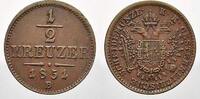 Haus Habsburg Cu 1/2 Kreuzer 1851 B Franz Joseph I. 1848-1916. Fast vorz... 25,00 EUR  + 15,00 EUR frais d'envoi