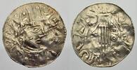Esslingen, k&ouml;nigliche M&uuml;nzst&auml;tte Denar 1002-1024 Heinrich II. 1002-1024.... 495,00 EUR  + 15,00 EUR frais d'envoi