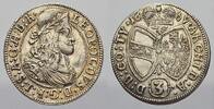 Haus Habsburg 3 Kreuzer (Groschen) 1669 Leopold I. 1658-1705. Vorz&uuml;glich... 60,00 EUR  + 15,00 EUR frais d'envoi