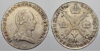 Haus Habsburg 1/4 Kronentaler 1795 B Franz II. (I.) 1792-1835. Min. Just... 60,00 EUR  + 15,00 EUR frais d'envoi