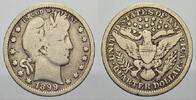 Vereinigte Staaten von Amerika 1/4 Dollar 1899 Sehr sch&ouml;n 50,00 EUR  + 15,00 EUR frais d'envoi