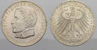 Bundesrepublik Deutschland 5 DM 1957 J Vorz&uuml;glich-stempelglanz 150,00 EUR  + 15,00 EUR frais d'envoi