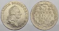 Brandenburg-Preu&szlig;en 1/3 Taler 1779 E Friedrich II. 1740-1786. Attraktive... 350,00 EUR  + 15,00 EUR frais d'envoi