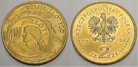 Polen-Republik 1990 bis Heute 2 Zlote (Zlotego) Republik Polen seit 1990. -