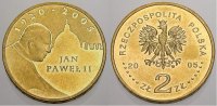 Polen-Republik 1990 bis Heute 2 Zlote (Papst) Republik Polen seit 1990. -