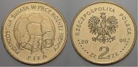 Polen-Republik 1990 bis Heute 2 Zlote (WM) Republik Polen seit 1990. -