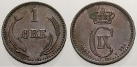 Dänemark 1 Ore Christian IX. 1863-1906. -