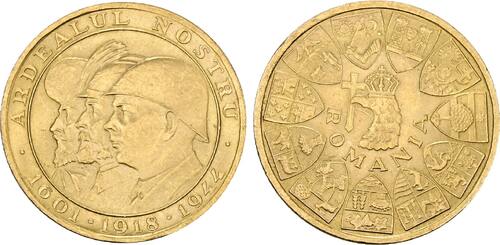 Rumänien 20 Lei 1944 Michael I. (2. Regierung), 1940-1947. SPL