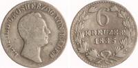 Baden 6 Kreuzer Carl Leopold Friedrich 1830-1852. -