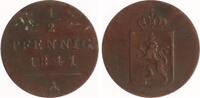 Reuss, jüngerer Linie 1/2 Pfennig Heinrich LXII. 1818-1854. -
