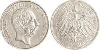 Sachsen 5 Mark Albert 1873-1902. -