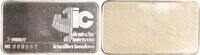 deutsche intercoin 3 Unzen Silberbarren. -